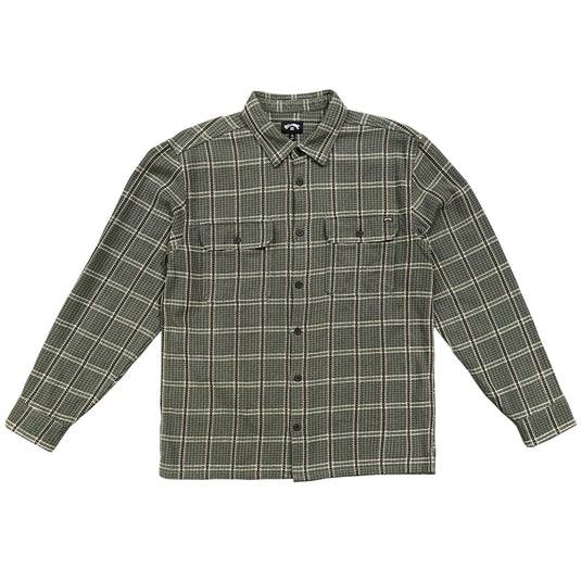 Billabong Offshore Jacquard Long Sleeve Button-Up Flannel Shirt