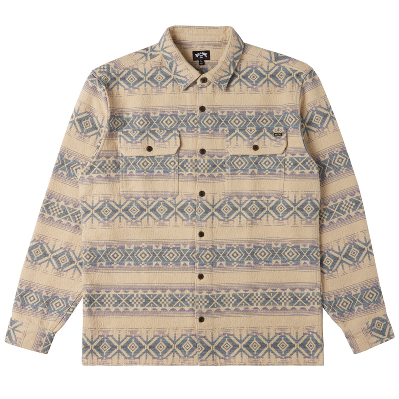 Load image into Gallery viewer, Billabong Offshore Jacquard Long Sleeve Button-Up Flannel Shirt
