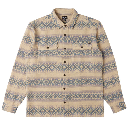 Billabong Offshore Jacquard Long Sleeve Button-Up Flannel Shirt