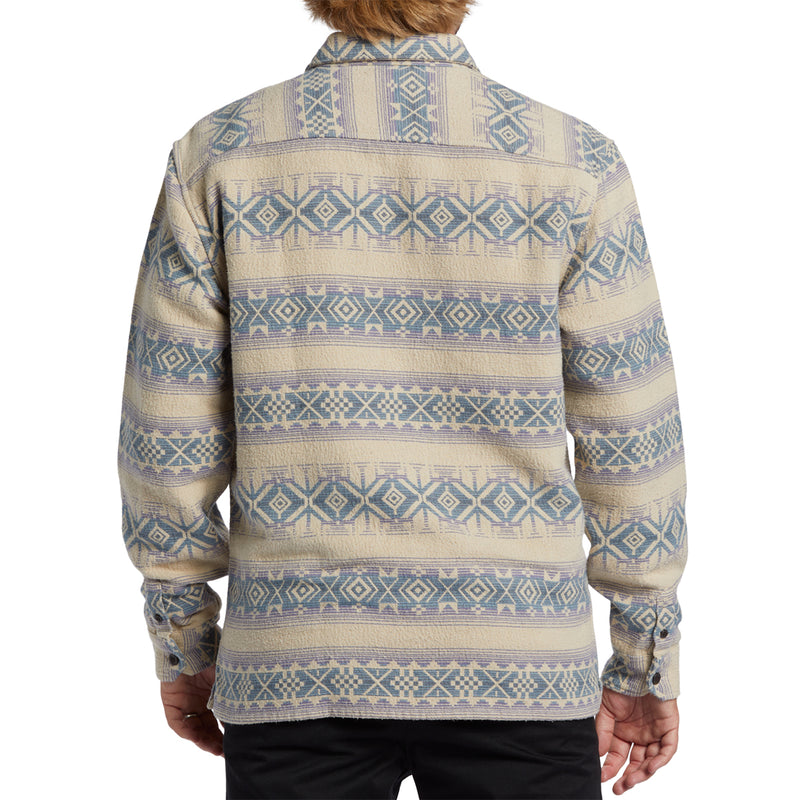 Load image into Gallery viewer, Billabong Offshore Jacquard Long Sleeve Button-Up Flannel Shirt
