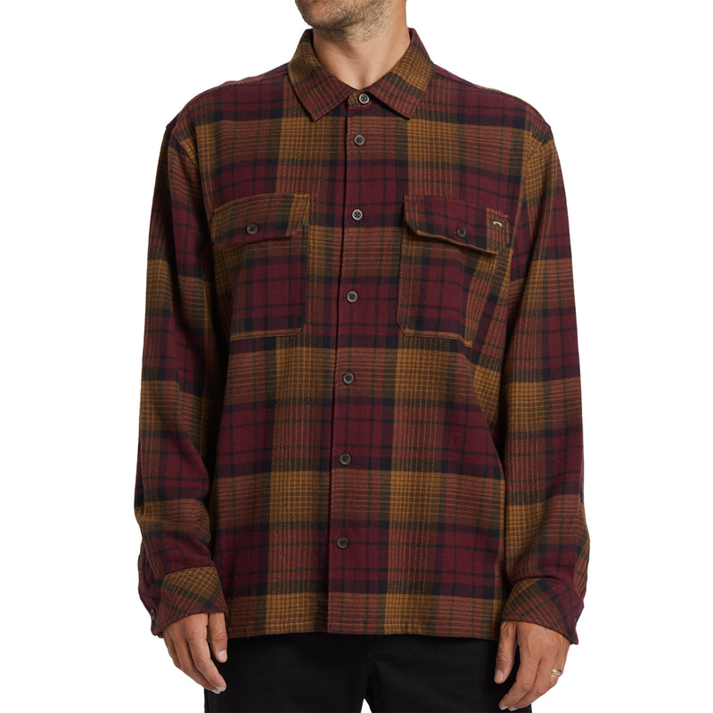 Load image into Gallery viewer, Billabong Offshore Long Sleeve Button-Up Flannel Shirt
