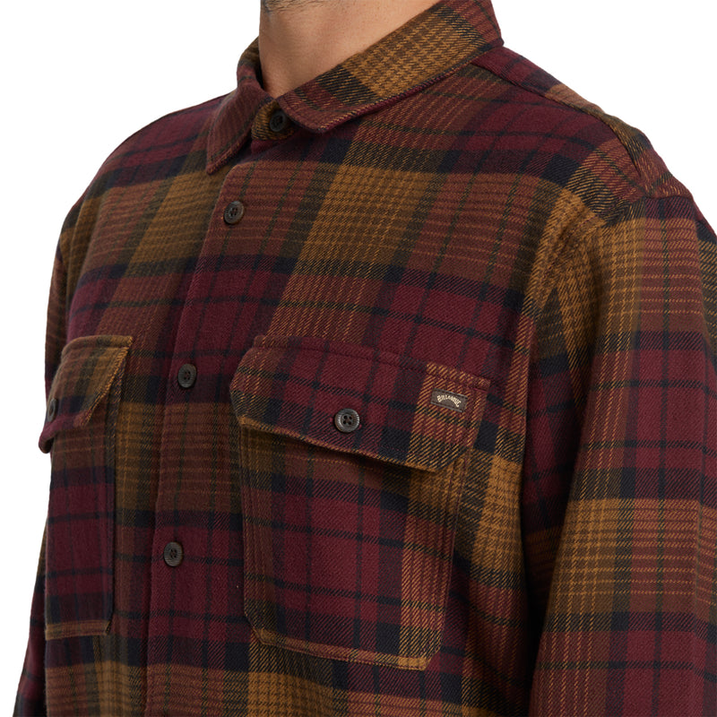 Load image into Gallery viewer, Billabong Offshore Long Sleeve Button-Up Flannel Shirt
