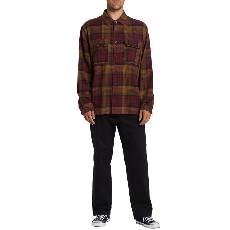 Load image into Gallery viewer, Billabong Offshore Long Sleeve Button-Up Flannel Shirt
