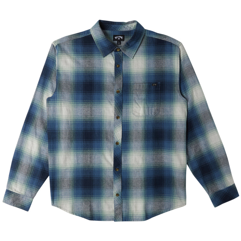 Load image into Gallery viewer, Billabong Coastline Long Sleeve Button-Up Flannel Shirt
