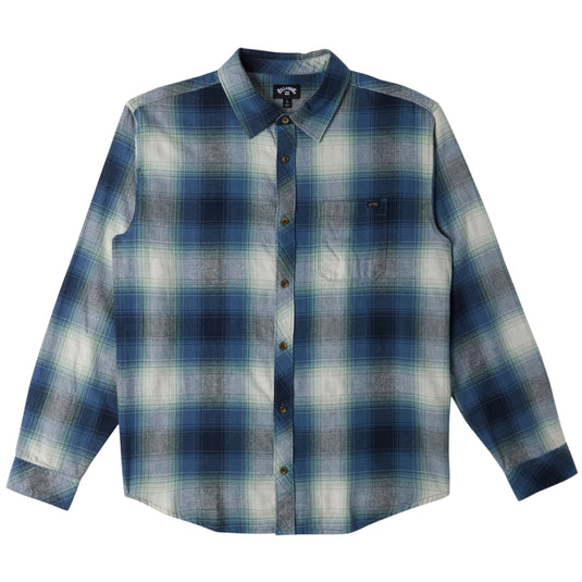 Billabong Coastline Long Sleeve Button-Up Flannel Shirt