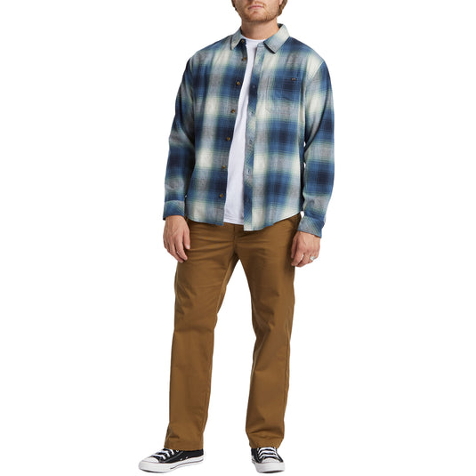 Billabong Coastline Long Sleeve Button-Up Flannel Shirt