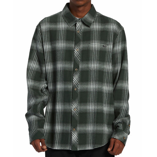 Billabong Coastline Long Sleeve Button-Up Flannel Shirt