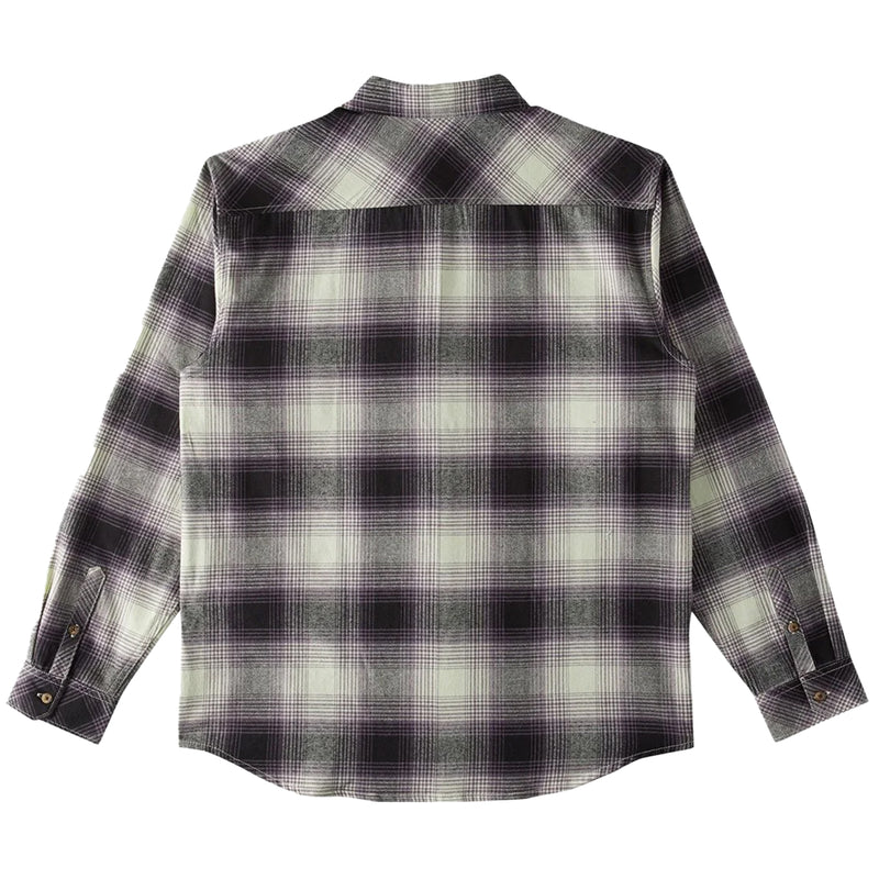 Load image into Gallery viewer, Billabong Coastline Long Sleeve Button-Up Flannel Shirt - Mint Cream
