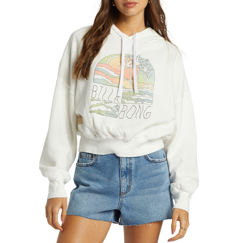 Load image into Gallery viewer, Billabong Women&#39;s All Time Fleece Hooded Pullover Sweatshirt
