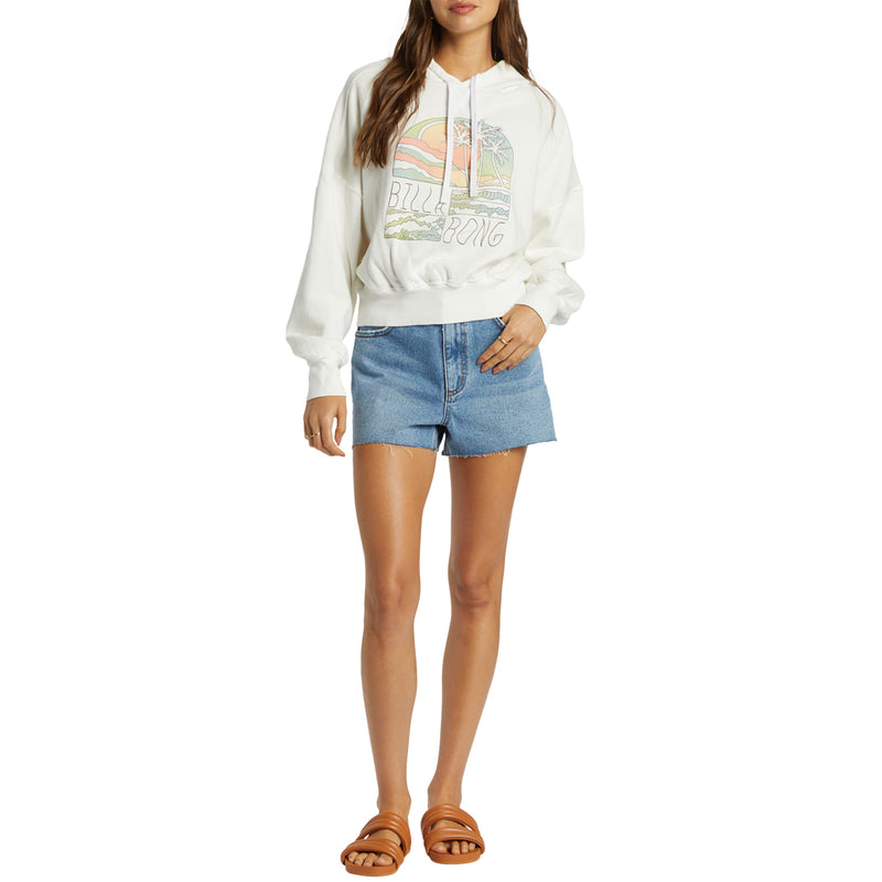 Load image into Gallery viewer, Billabong Women&#39;s All Time Fleece Hooded Pullover Sweatshirt
