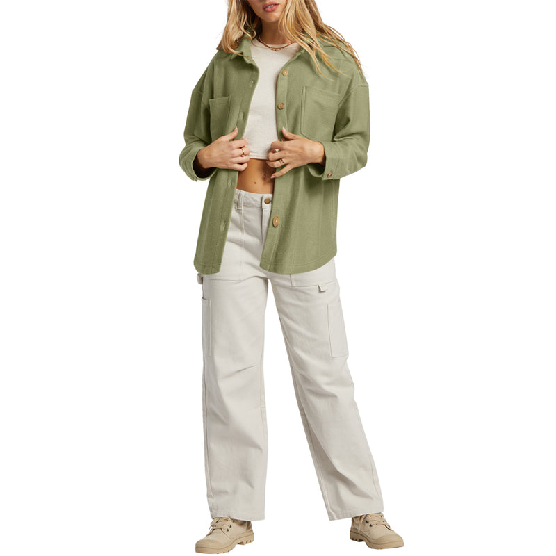 Load image into Gallery viewer, Billabong Women&#39;s Everytime Oversized Shacket Jacket
