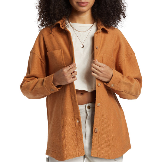 Billabong Women's Everytime Oversized Shacket Jacket