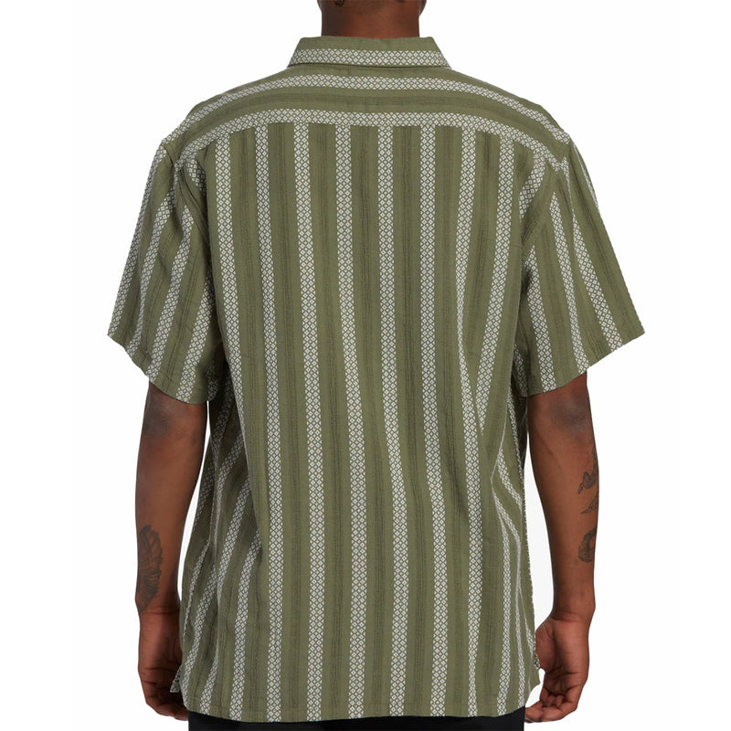 Load image into Gallery viewer, Billabong Sundays Jacquard Short Sleeve Button-Up Shirt
