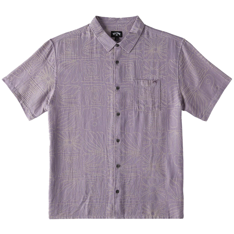 Load image into Gallery viewer, Billabong Sundays Jacquard Short Sleeve Button-Up Shirt
