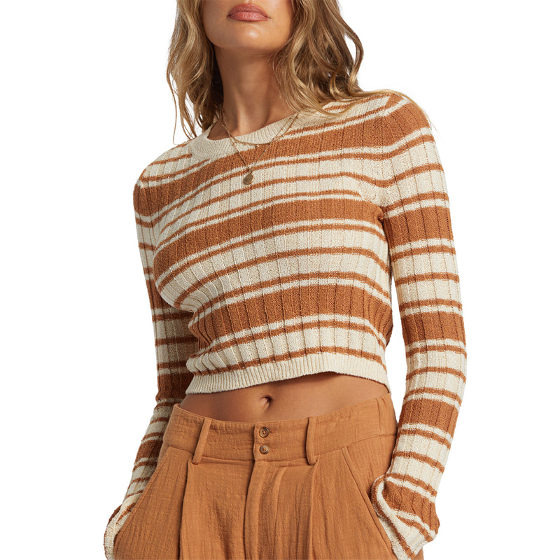 Load image into Gallery viewer, Billabong Women&#39;s Clare Crew Crop Sweater
