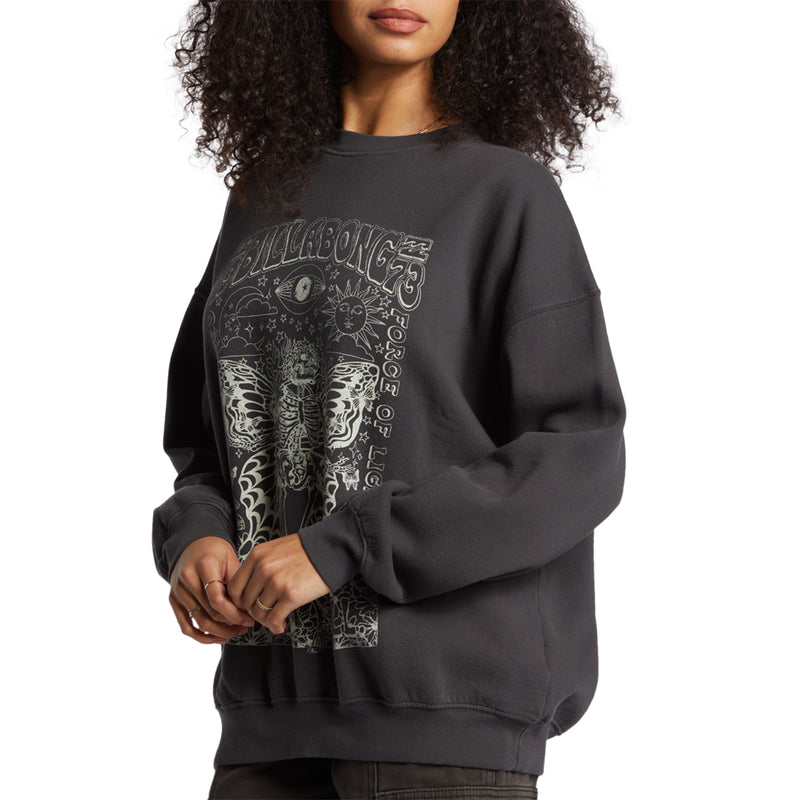 Load image into Gallery viewer, Billabong Women&#39;s Ride In Oversized Crew Sweatshirt
