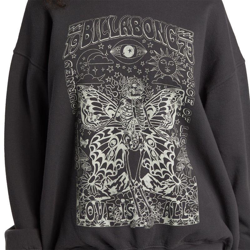 Load image into Gallery viewer, Billabong Women&#39;s Ride In Oversized Crew Sweatshirt
