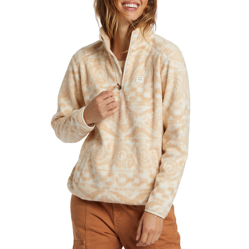 Load image into Gallery viewer, Billabong Women&#39;s A/Div Boundary Mock 3 Half-Zip Pullover Sweatshirt
