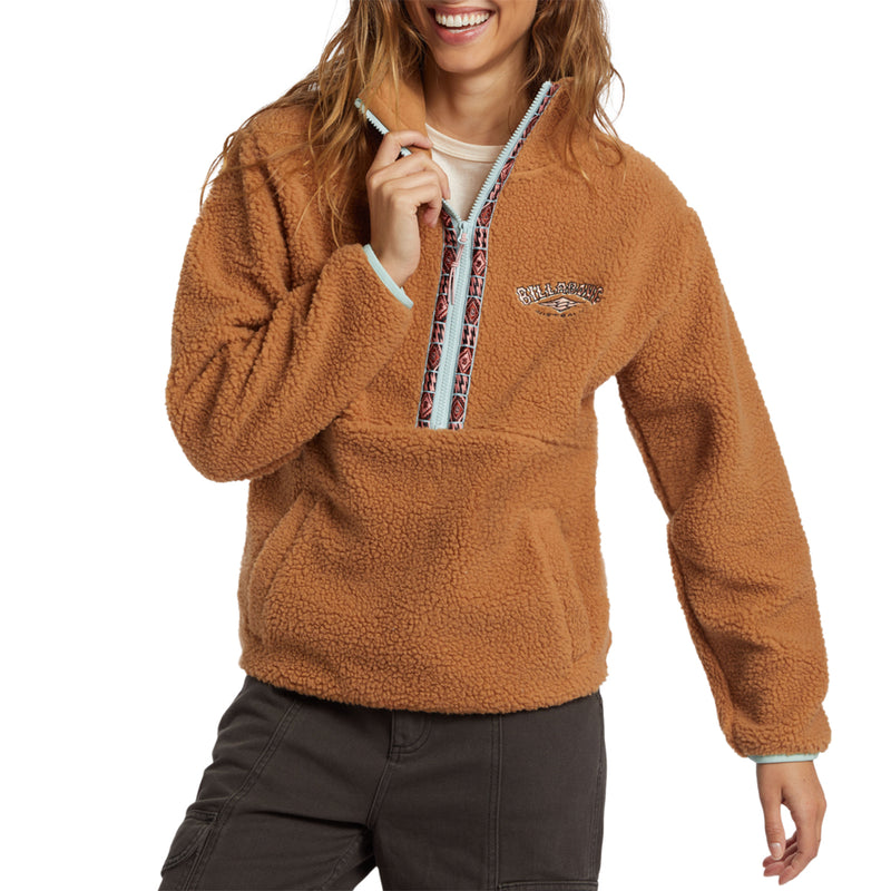 Load image into Gallery viewer, Billabong Women&#39;s Horizon Half-Zip Fleece Pullover Sweatshirt
