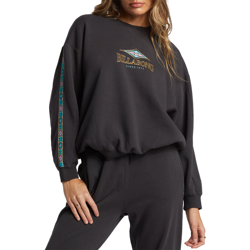 Load image into Gallery viewer, Billabong Women&#39;s Swipe Right Kendal Crew Sweatshirt
