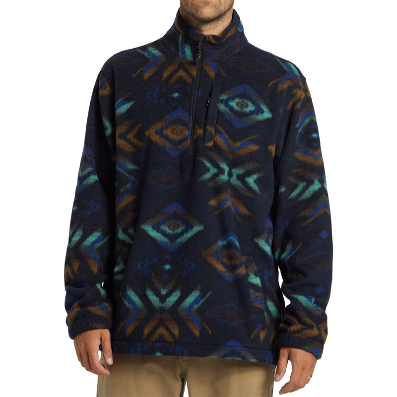 Load image into Gallery viewer, Billabong Boundary Half-Zip Mock Neck Polar Fleece Sweatshirt
