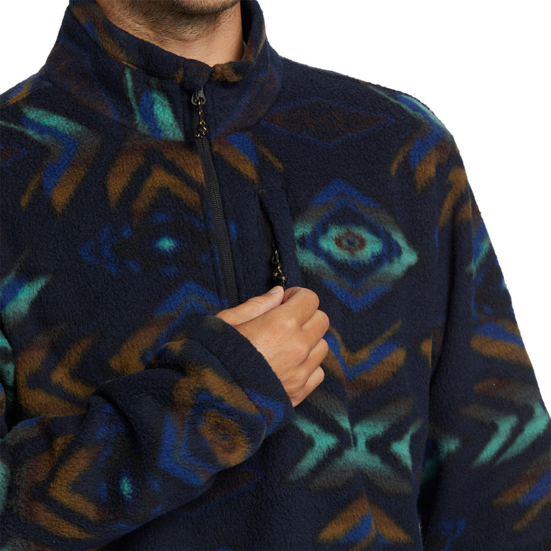 Load image into Gallery viewer, Billabong Boundary Half-Zip Mock Neck Polar Fleece Sweatshirt
