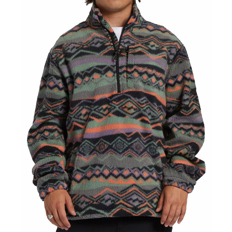 Load image into Gallery viewer, Billabong Boundary Half-Zip Mock Neck Fleece Sweatshirt
