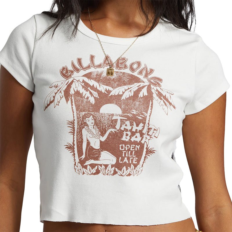 Load image into Gallery viewer, Billabong Women&#39;s Tahiti Bar Crop T-Shirt
