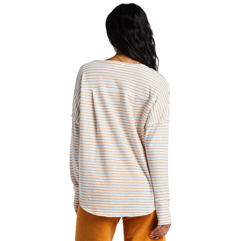 Load image into Gallery viewer, Billabong Women&#39;s New Anyday Henley Long Sleeve Top
