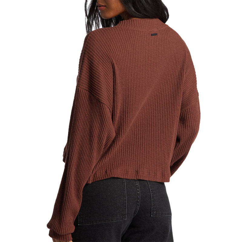 Load image into Gallery viewer, Billabong Women&#39;s Good Catch Henley Long Sleeve Top
