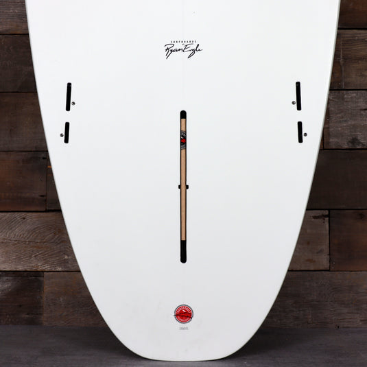 CJ Nelson Designs Outlier Two Plus One Thunderbolt Red 7'0 x 23 x 3 ⅛ Surfboard - Sage Green • DAMAGED