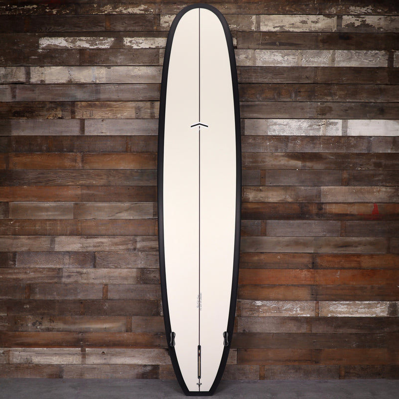 Load image into Gallery viewer, CJ Nelson Designs Chameleon Thunderbolt Black 9&#39;5 x 23 ½ x 3 ⅛ Surfboard - Off White/Carbon Rail
