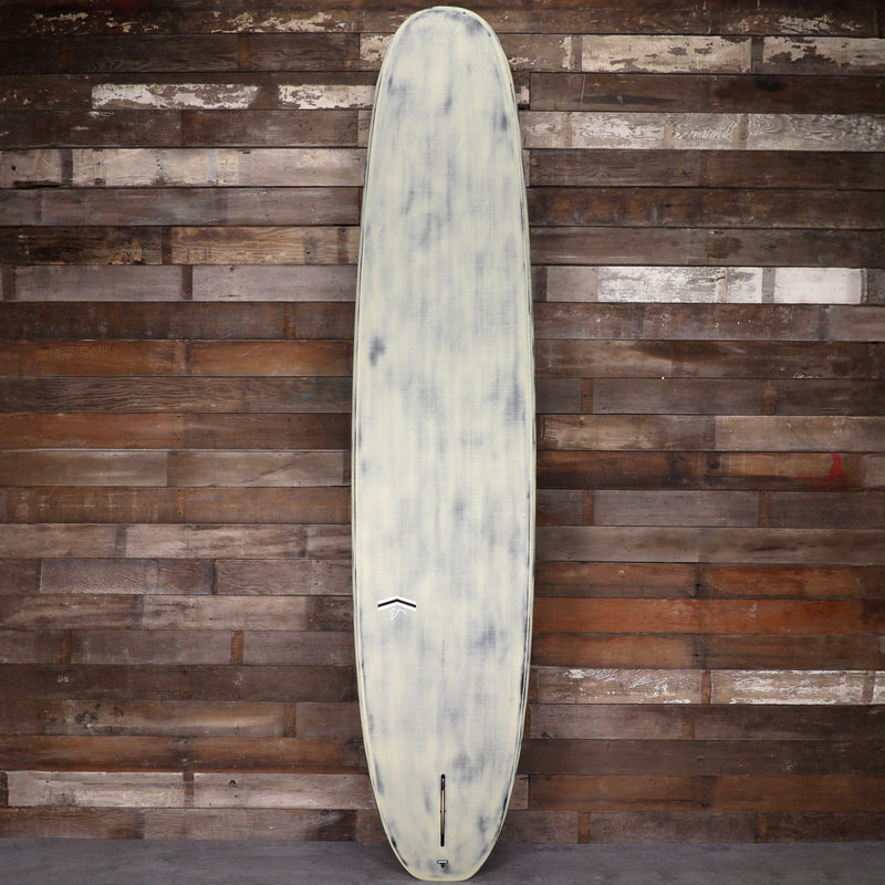 Load image into Gallery viewer, CJ Nelson Designs Slasher Low Pro Thunderbolt Black 9&#39;6 x 23 ¼ x 3 ⅛ Surfboard - Tan/Brushed Carbon
