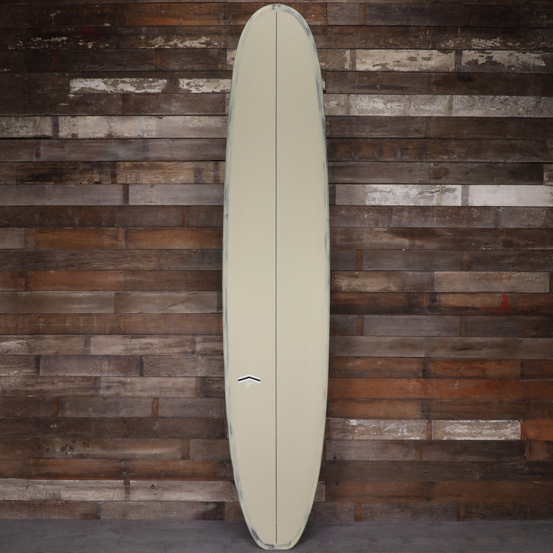 Load image into Gallery viewer, CJ Nelson Designs Slasher Low Pro Thunderbolt Black 9&#39;6 x 23 ¼ x 3 ⅛ Surfboard - Tan/Brushed Carbon
