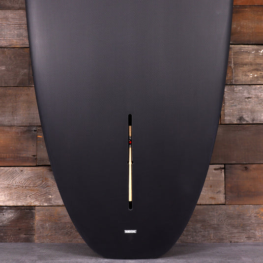 CJ Nelson Designs Slasher Low Pro Thunderbolt Black 9'6 x 23 ¼ x 3 ⅛ Surfboard - Tan/Carbon