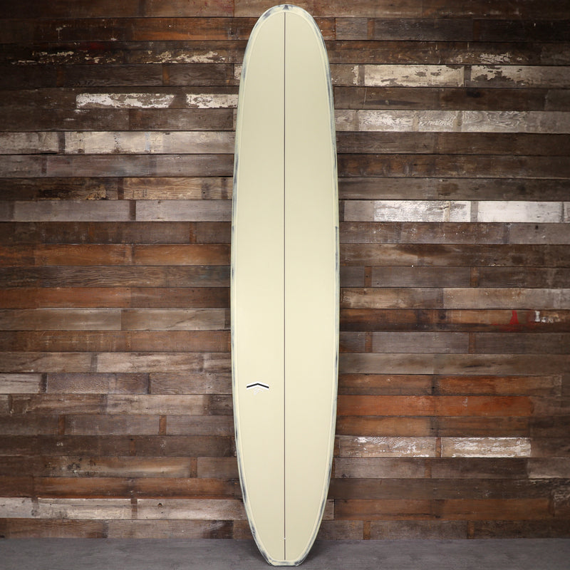 Load image into Gallery viewer, CJ Nelson Designs Slasher Low Pro Thunderbolt Black 9&#39;9 x 23 ½ x 3 3/16 Surfboard - Tan/Brushed Carbon
