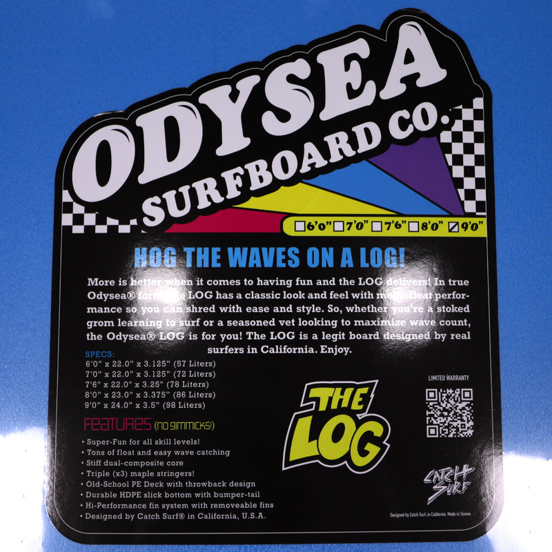 Load image into Gallery viewer, Catch Surf Odysea Log 9&#39;0 x 24 x 3 ½ Surfboard - Blue
