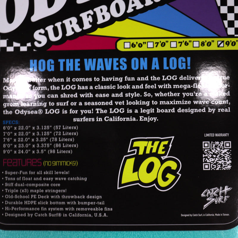 Load image into Gallery viewer, Catch Surf Odysea Log 9&#39;0 x 24 x 3 ½  Surfboard - Turquoise
