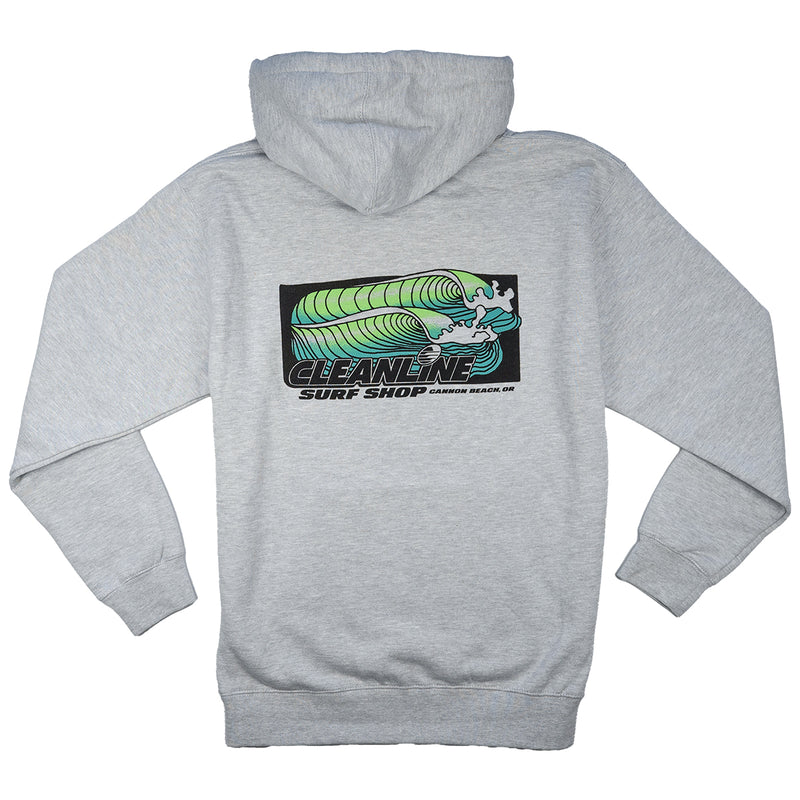 Load image into Gallery viewer, Cleanline Retro Wave Pullover Hoodie
