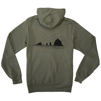 Cleanline Haystack Rays Zip Hoodie