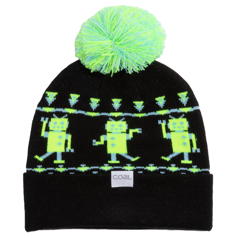 Load image into Gallery viewer, Coal Youth Toy Bin Pom Beanie
