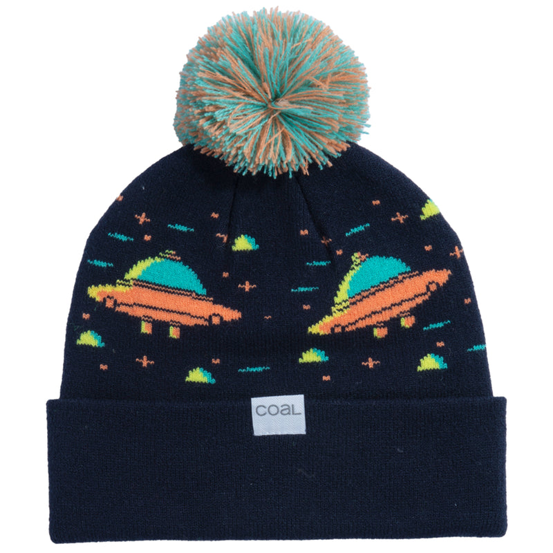 Load image into Gallery viewer, Coal Youth Toy Bin Pom Beanie
