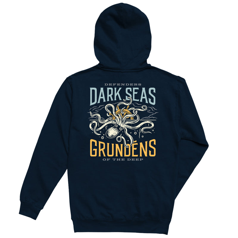 Load image into Gallery viewer, Dark Seas Great Depths Pullover Hoodie
