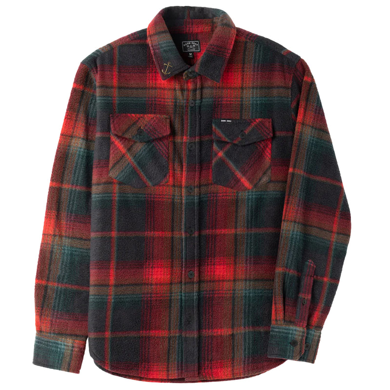 Load image into Gallery viewer, Dark Seas Zulu Long Sleeve Button-Up Flannel
