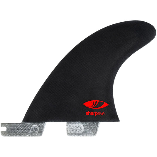 FCS II Sharp Eye PC Carbon + AirCore Tri-Quad Fin Set