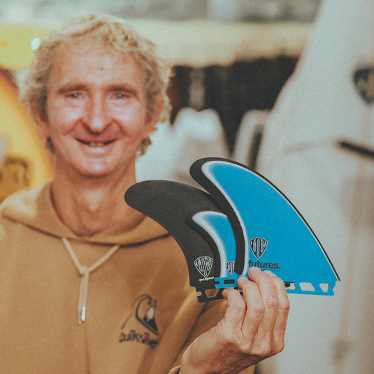 Futures Fins Mark Richards Twin + 1 Fin Set