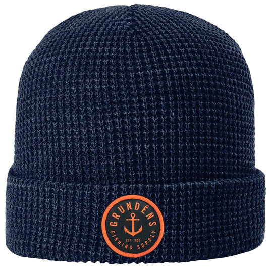 Grundéns Anchor Waffle Beanie