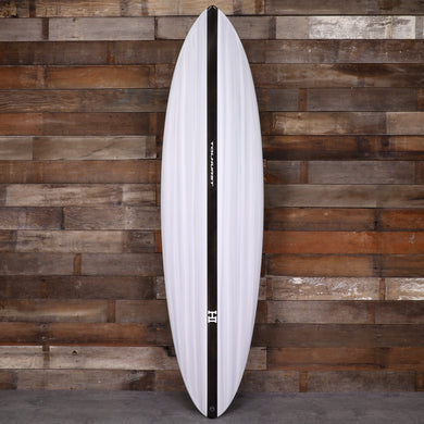 Harley Ingleby Series Mid 6 Mini Thunderbolt Black 6'8 x 20 ¼ x 2 11/16 Surfboard - Gray/Carbon