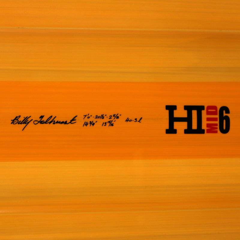 Load image into Gallery viewer, Harley Ingleby Series Mid 6 Mini Thunderbolt Red 7&#39;0 x 20 ½ x 2 ⅝ Surfboard - Orange
