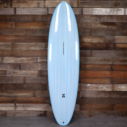 Harley Ingleby Series Moe Mini Thunderbolt Red 6'10 x 21 ½ x 2 ¾ Surfboard - Light Blue